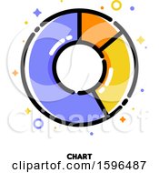 Clipart Of A Chart Icon Royalty Free Vector Illustration by elena
