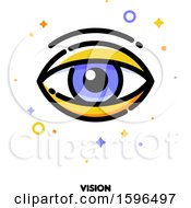 Poster, Art Print Of Human Eye Vision Icon
