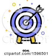 Poster, Art Print Of Goal Archery Board Icon