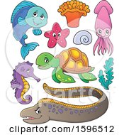 Poster, Art Print Of Sea Creatures
