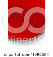 Clipart Of A Gray And Red Mesh Background Royalty Free Vector Illustration