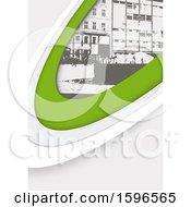 Poster, Art Print Of Green White And Gray Urban Background