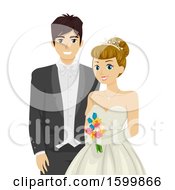 Poster, Art Print Of Teen Couple Ready For Prom Or Debutant