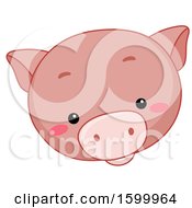 Poster, Art Print Of Cute Pig Face