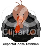 Clipart Of A Turkey Bird Royalty Free Vector Illustration by BNP Design Studio