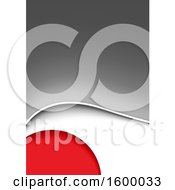 Clipart Of A Red Gray And White Background Royalty Free Vector Illustration