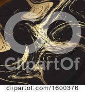 Poster, Art Print Of Gold And Black Marble Background