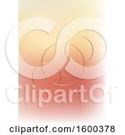 Poster, Art Print Of Gradient Background With Gold Circles