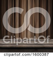 Poster, Art Print Of 3d Wood Surface And Wall