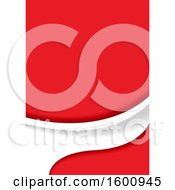 Clipart Of A Red And White Background Royalty Free Vector Illustration