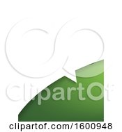Poster, Art Print Of Green And White Speech Balloon Background