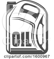 Clipart Of A Car Oil Can Royalty Free Vector Illustration