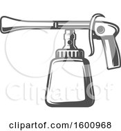 Clipart Of A Spray Nozzle Royalty Free Vector Illustration