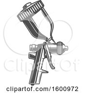 Clipart Of A Car Paint Nozzle Royalty Free Vector Illustration