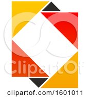 Clipart Of A Capital Letter O Or Number Zero Design Royalty Free Vector Illustration