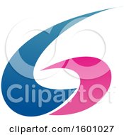 Clipart Of A Capital Letter G Design Royalty Free Vector Illustration