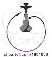 Clipart Of A Hookah Design Royalty Free Vector Illustration