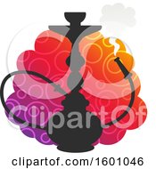 Clipart Of A Hookah Design Royalty Free Vector Illustration by Vector Tradition SM