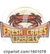 Poster, Art Print Of Crab Design