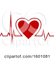 Poster, Art Print Of Medical Cardiogram Heart Beat