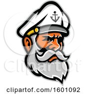 Bearded Senior Sea Captain
