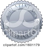 Clipart Of A Platinum Medal Royalty Free Vector Illustration