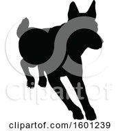 Poster, Art Print Of Silhouetted German Shepherd Dog