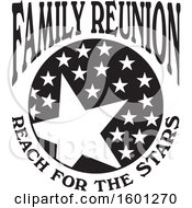 Poster, Art Print Of Black And White Family Reunion Reach For The Stars Design