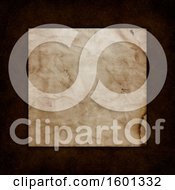 Poster, Art Print Of Border Of Leather Around Aged Paper