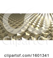 Poster, Art Print Of 3d Metal Hexagonal Background