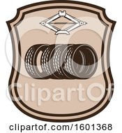 Clipart Of A Car Tire Shop Design Royalty Free Vector Illustration