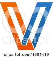 Poster, Art Print Of Letter V Design