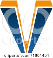 Poster, Art Print Of Letter V Design