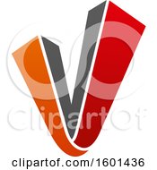 Poster, Art Print Of Letter V Design