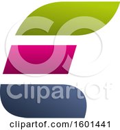 Clipart Of A Letter E Design Royalty Free Vector Illustration