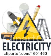 Clipart Of An Electric Design Royalty Free Vector Illustration