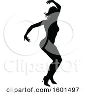 Poster, Art Print Of Silhouetted Female Dancer In Heels