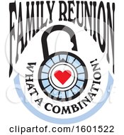 Poster, Art Print Of Family Reunion What A Combination Heart Lock Design