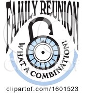 Poster, Art Print Of Family Reunion What A Combination Lock Design