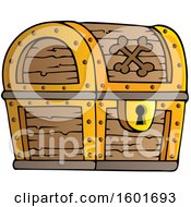 Clipart Of A Treasure Chest Royalty Free Vector Illustration by visekart