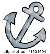 Clipart Of A Ship Anchor Royalty Free Vector Illustration by visekart
