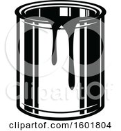 Poster, Art Print Of Black And White Paint Bucket