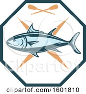 Poster, Art Print Of Tuna And Paddles Octagon