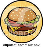 Poster, Art Print Of Cheeseburger Design