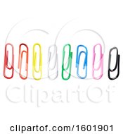 Poster, Art Print Of Colorful Paperclips