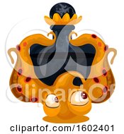 Clipart Of A Magical Wizard Or Witch Potion Bottle With An Octopus Royalty Free Vector Illustration