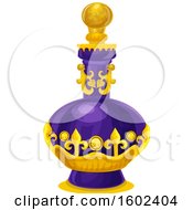 Clipart Of A Magical Wizard Or Witch Potion Bottle Royalty Free Vector Illustration