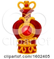 Clipart Of A Magical Wizard Or Witch Potion Bottle Royalty Free Vector Illustration