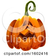 Poster, Art Print Of Halloween Jackolantern Pumpkin