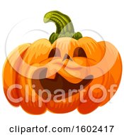 Poster, Art Print Of Halloween Jackolantern Pumpkin